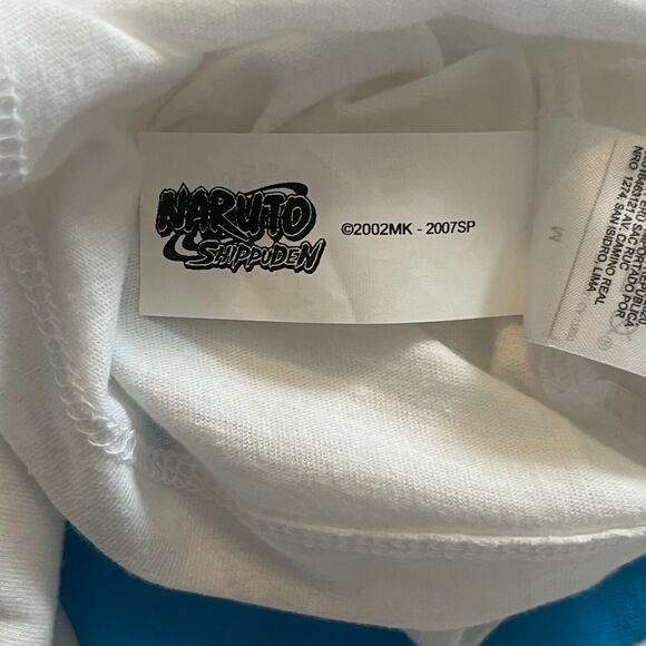 Old Navy mens Dragon Ball Z Naruto Believe It! tee M white NWT short sleeve - Picture 7 of 7